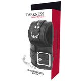 DARKNESS - MENOTTES BDSM DOUBLÉES NOIRES DARKNESS BONDAGE