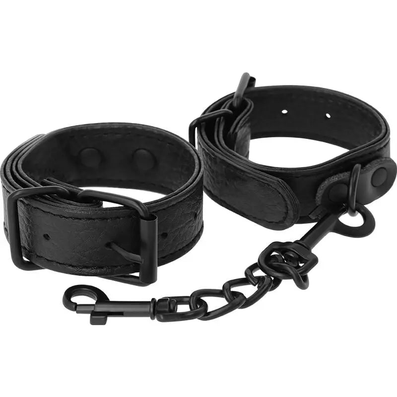 DARKNESS - MENOTTES TEXTURÉES LARGES ET MINCE DARKNESS BONDAGE