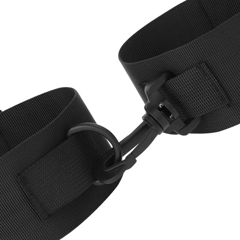 DARKNESS - CHEVILLES EN NYLON NOIR DARKNESS BONDAGE