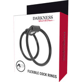 DARKNESS - AMÉLIORATION DES ANNEAUX PÉNIS DUO. DARKNESS BONDAGE