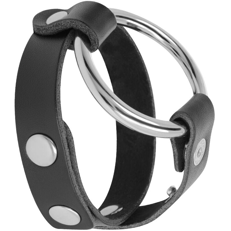 DARKNESS - ANNEAU DE BITE ET TESTICULE BDSM DARKNESS BONDAGE