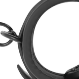 FETISH SUBMISSIVE - CHEVILLES EN CUIR VÉGÉTALIEN AVEC DOUBLURE EN NOPRÈNE FETISH SUBMISSIVE BONDAGE