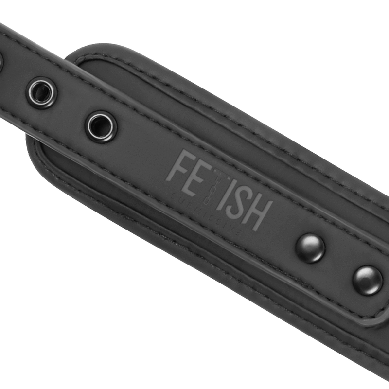 FETISH SUBMISSIVE - COLLIER CHAÎNE DOUBLURE EN NOPRÈNE FETISH SUBMISSIVE BONDAGE