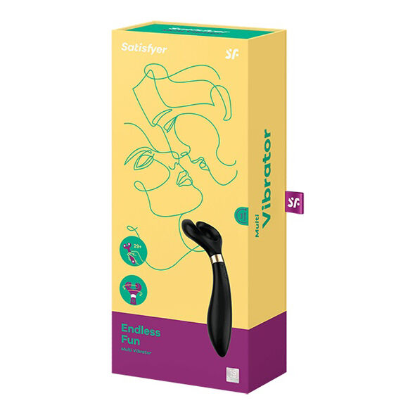 SATISFYER - ENDLESS FUN MULTI VIBRATEUR 3 NOIR SATISFYER PARTNER