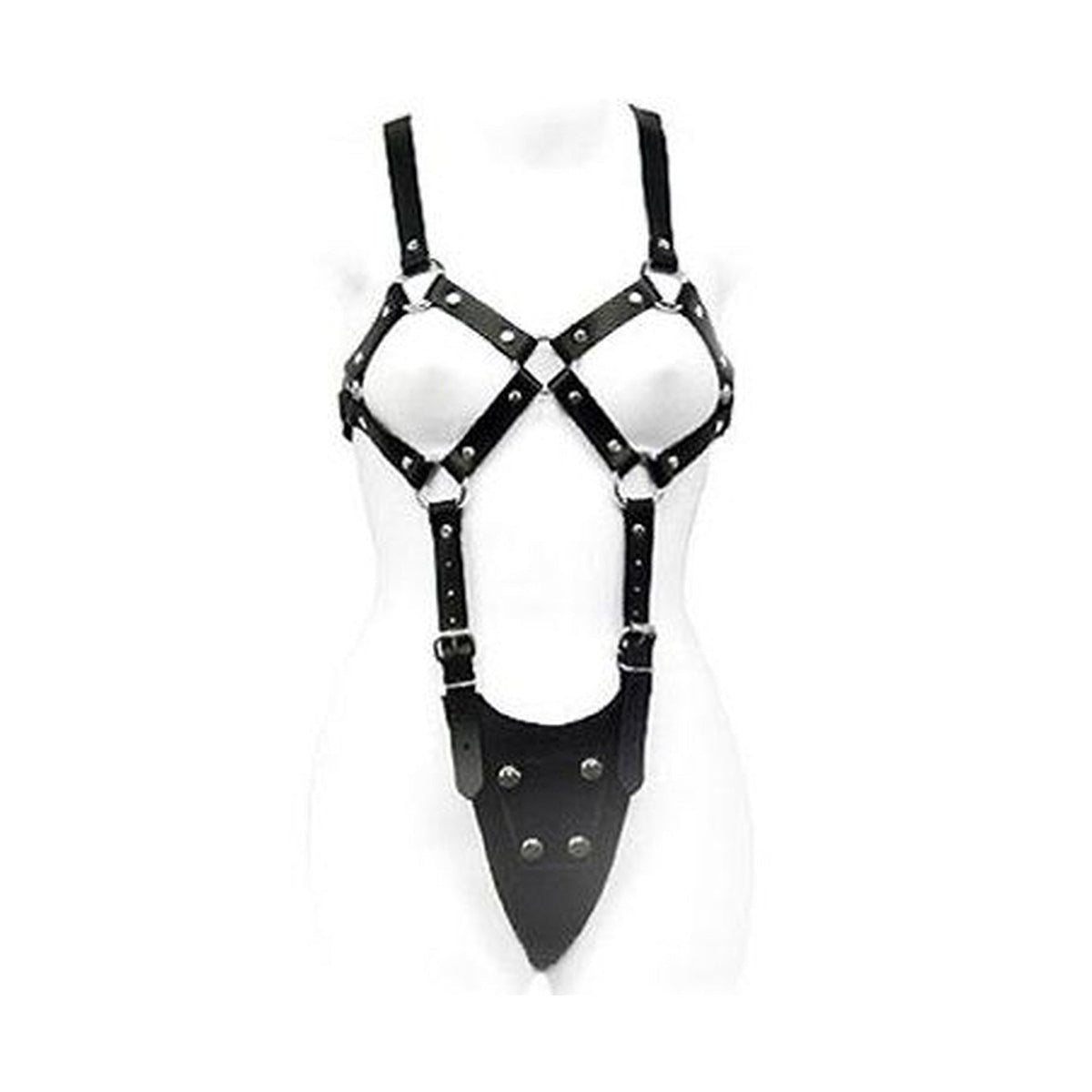 Leather Body Corps Exposé - Harnais femme, 430 g