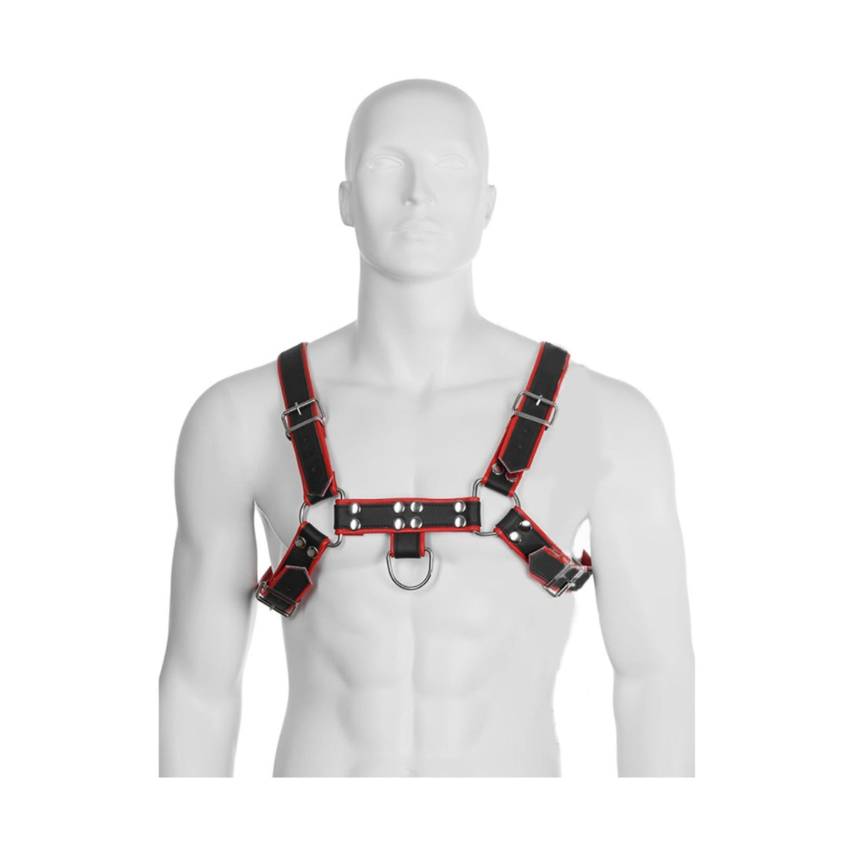 Leather Body Chaîne III noir et rouge – vue complémentaire