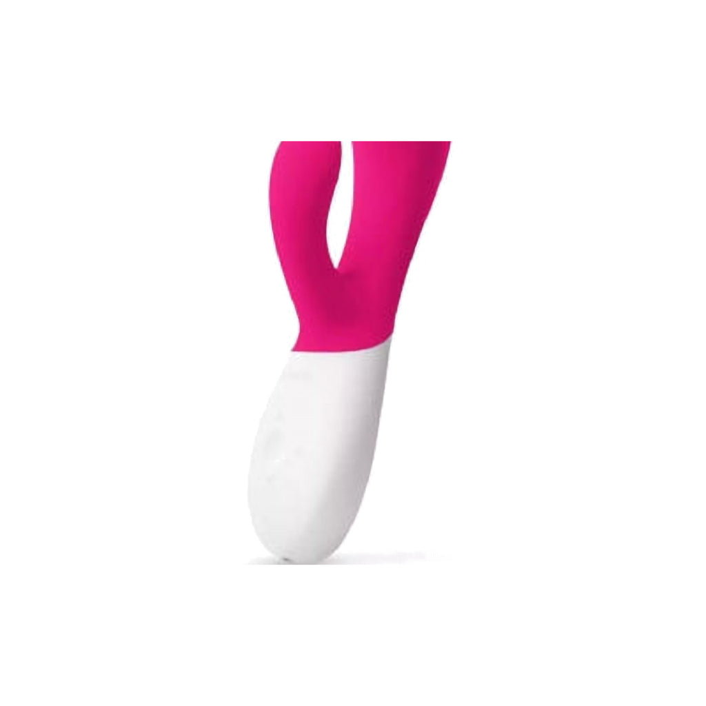 LELO INA Wave 2 - Rabbit WaveMotion - Cerise - détail produit 2 sur fond blanc