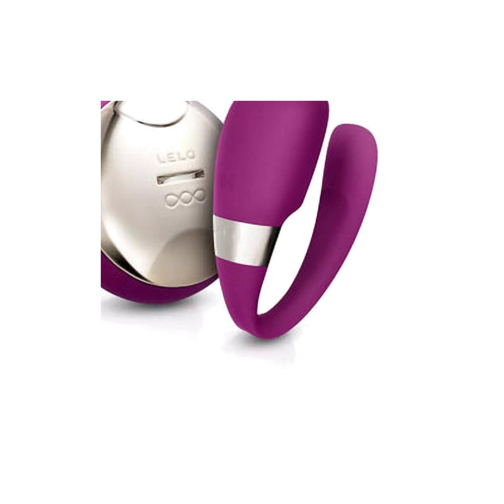 LELO Tiani 3 - Masseur pour couples - Rose profond - détail produit 2 sur fond blanc