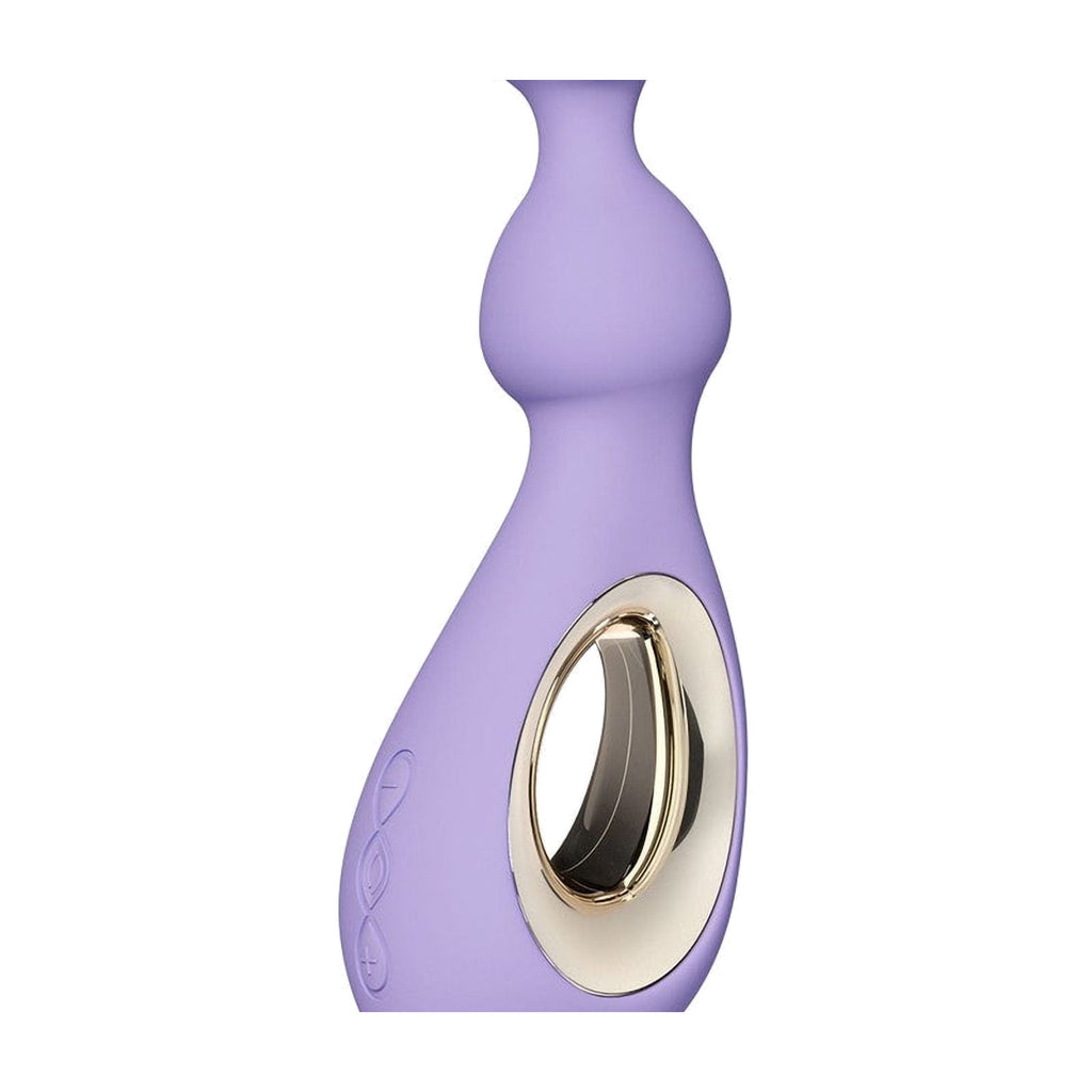LELO SORAYA BEADS - Perles anales vibrantes - Violet – détail réel 2