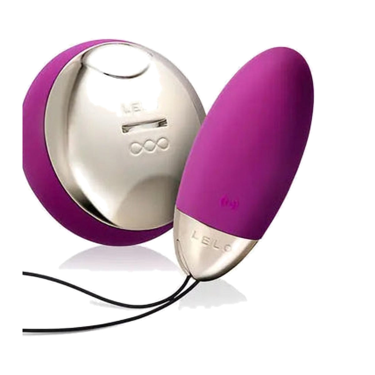 LELO Lyla 2 - Œuf vibrant télécommandé - Rose profond - détail produit 2 sur fond blanc