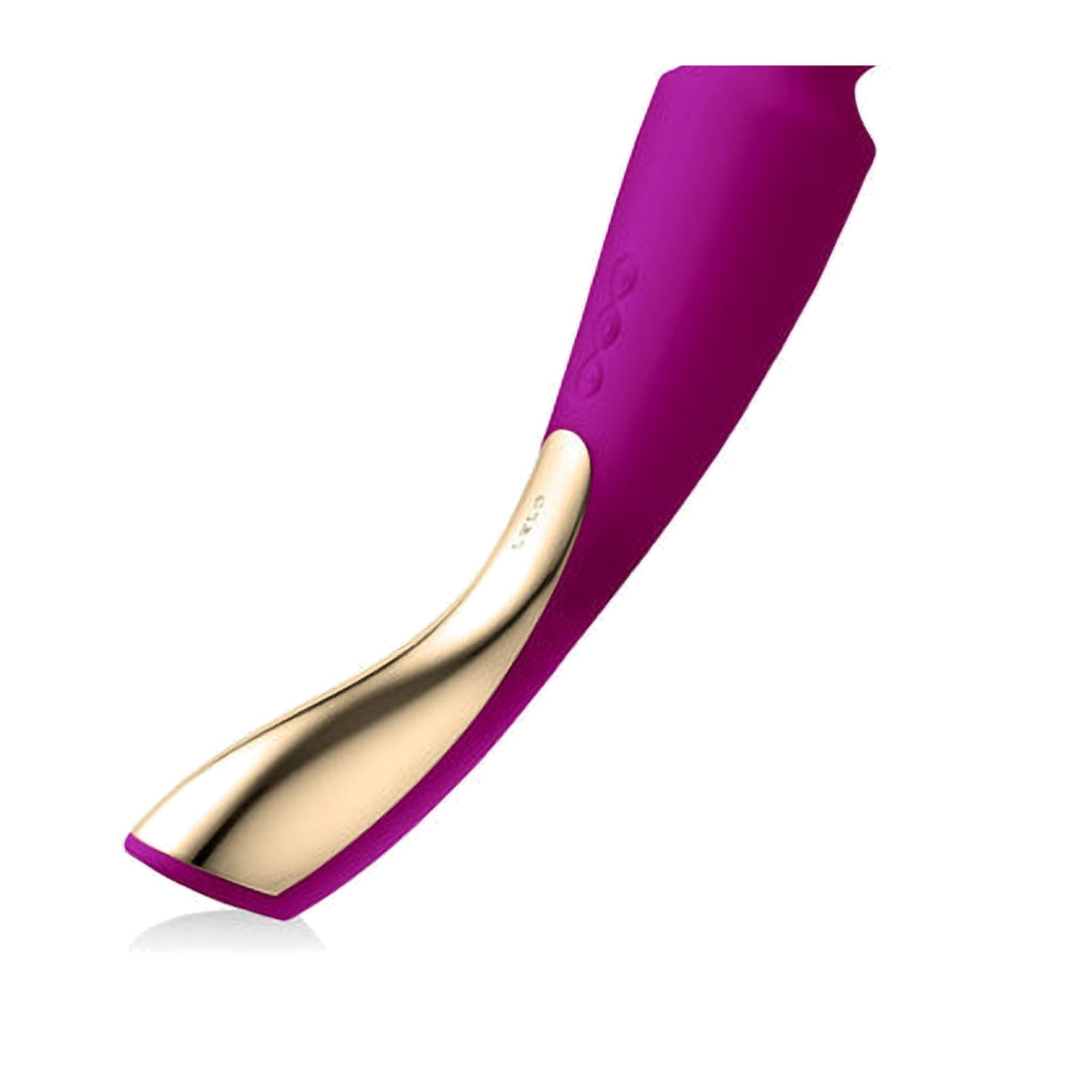 LELO SMART WAND 2 Medium - Baguette de massage - Rose profond - détail produit 2 sur fond blanc