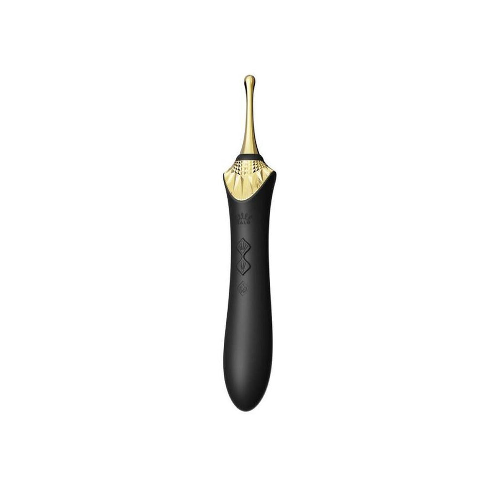 ZALO Bess 2 noir - Masseur chauffant 21,9 cm, 4 embouts