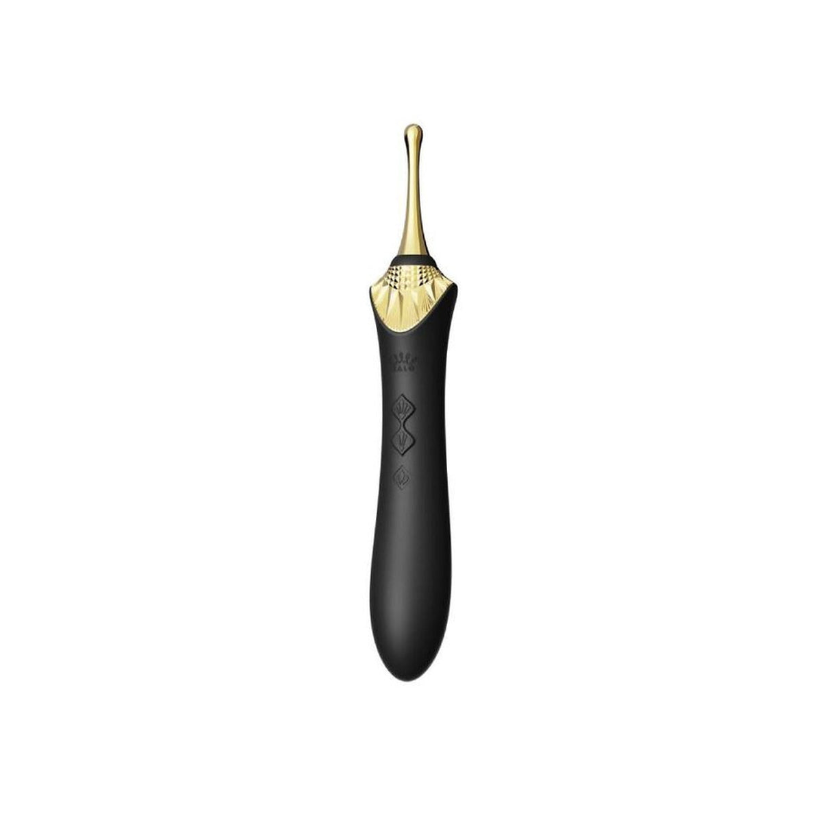 ZALO Bess 2 noir - Masseur chauffant 21,9 cm, 4 embouts