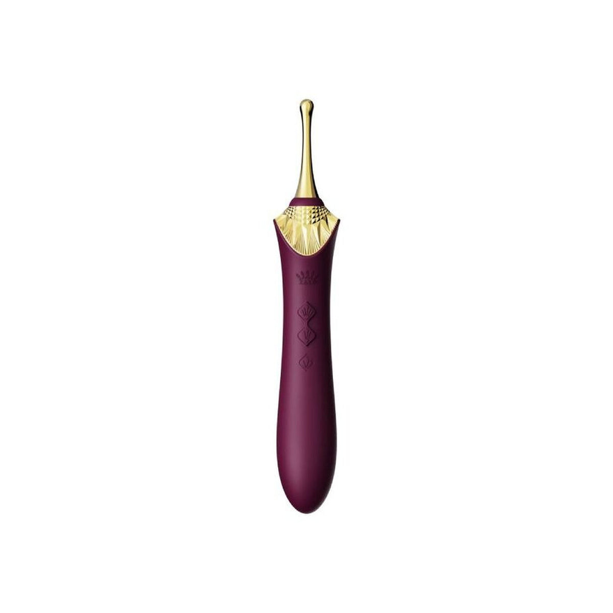 ZALO Bess 2 violet - Masseur chauffant 21,9 cm, 4 embouts