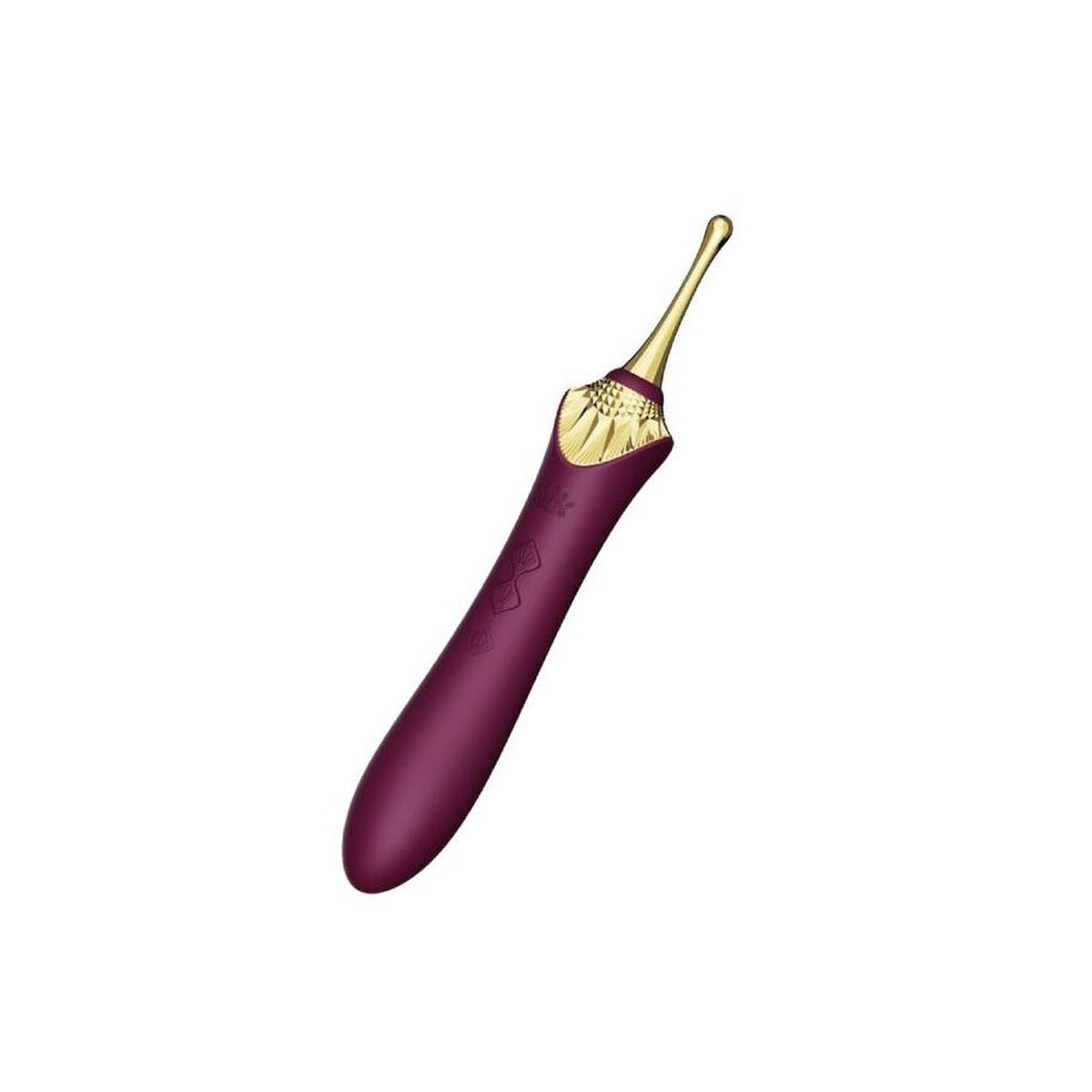ZALO Bess 2 violet - Masseur chauffant 21,9 cm, 4 embouts