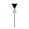 SecretPlay - Panache de 20 plumes 40 cm, noir