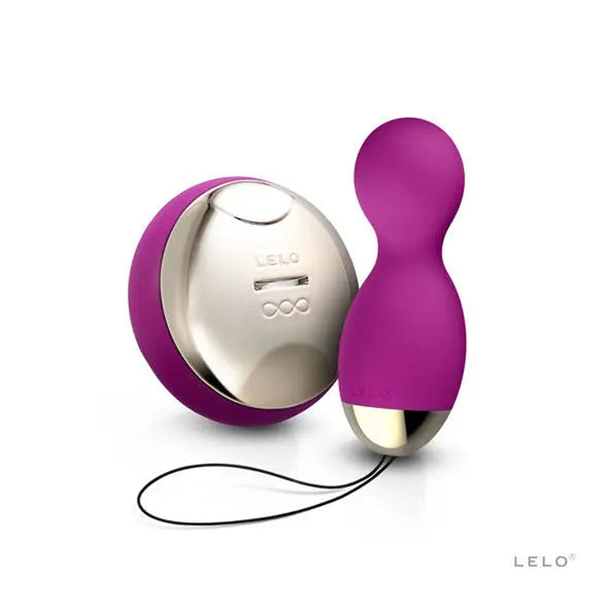 Boules vibrantes télécommandées LELO Hula Beads rose à sphère rotative
