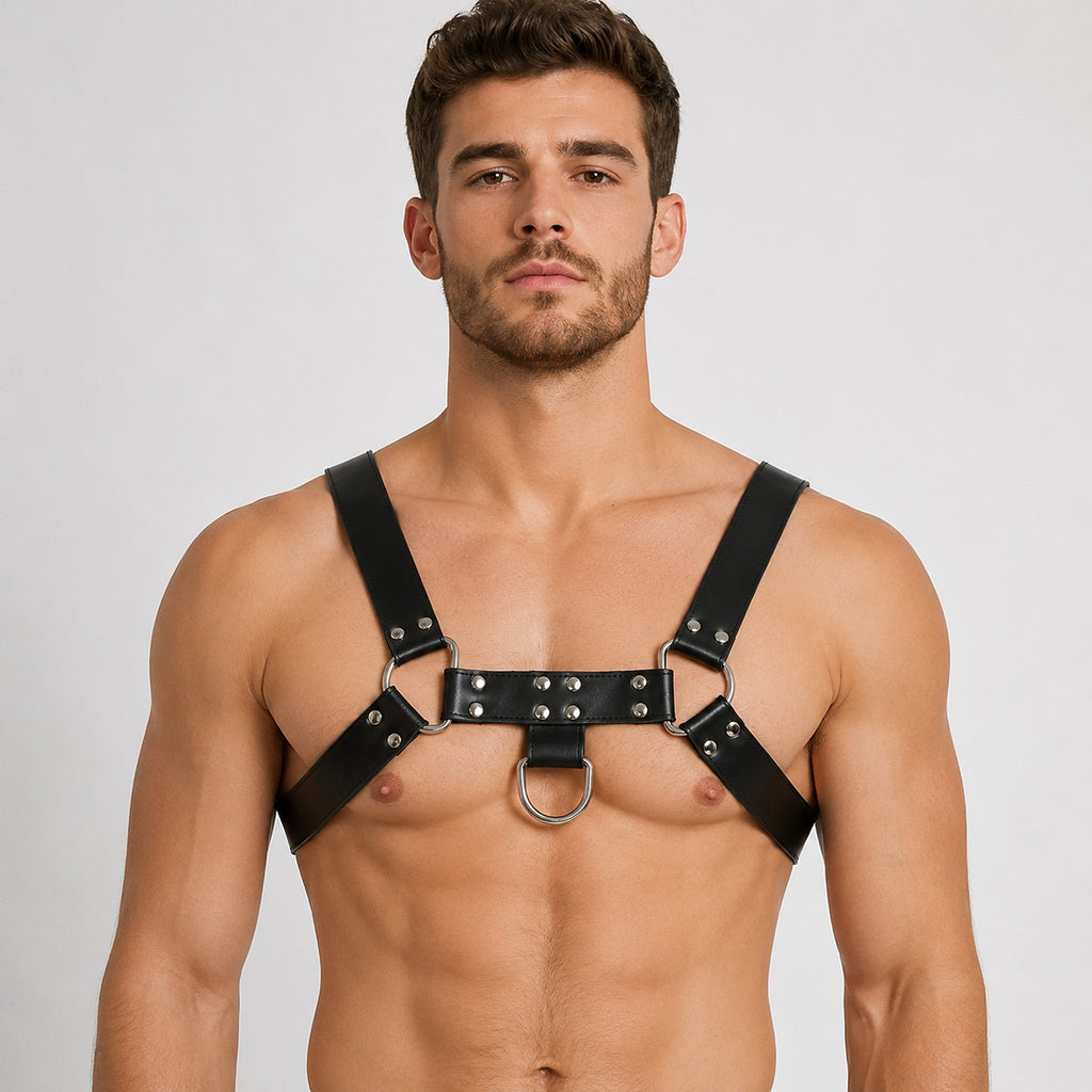 Leather Body Chaîne III, harnais à chaînes en cuir 520 g — visuel 1