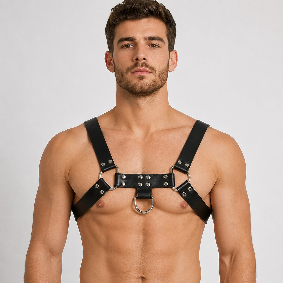 Leather Body Chaîne III, harnais à chaînes en cuir 520 g — visuel 1
