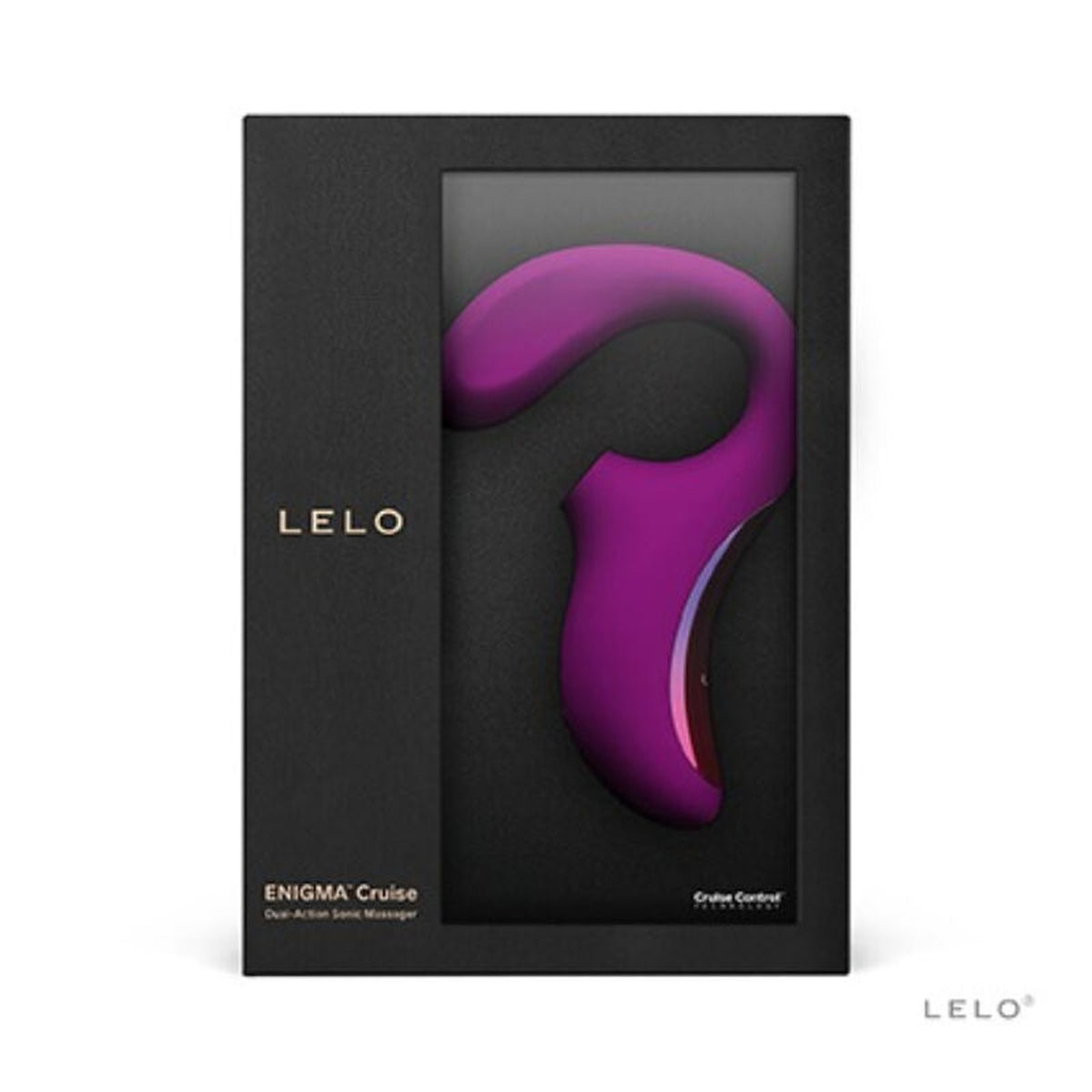 LELO ENIGMA Cruise Deep Rose - Double stimulateur sonique - photo produit 3