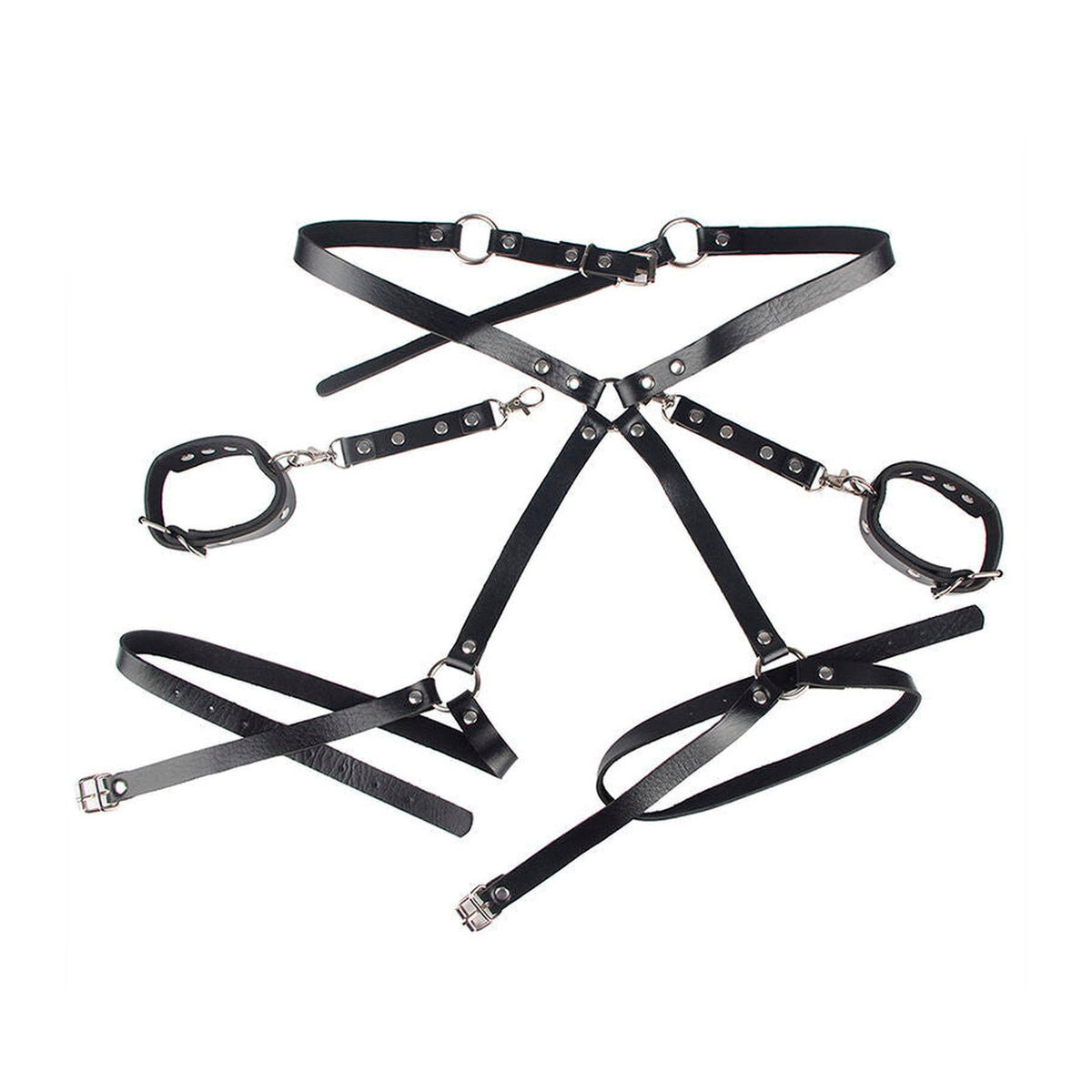 Subblime - Menottes et ceinture de bondage - Noir