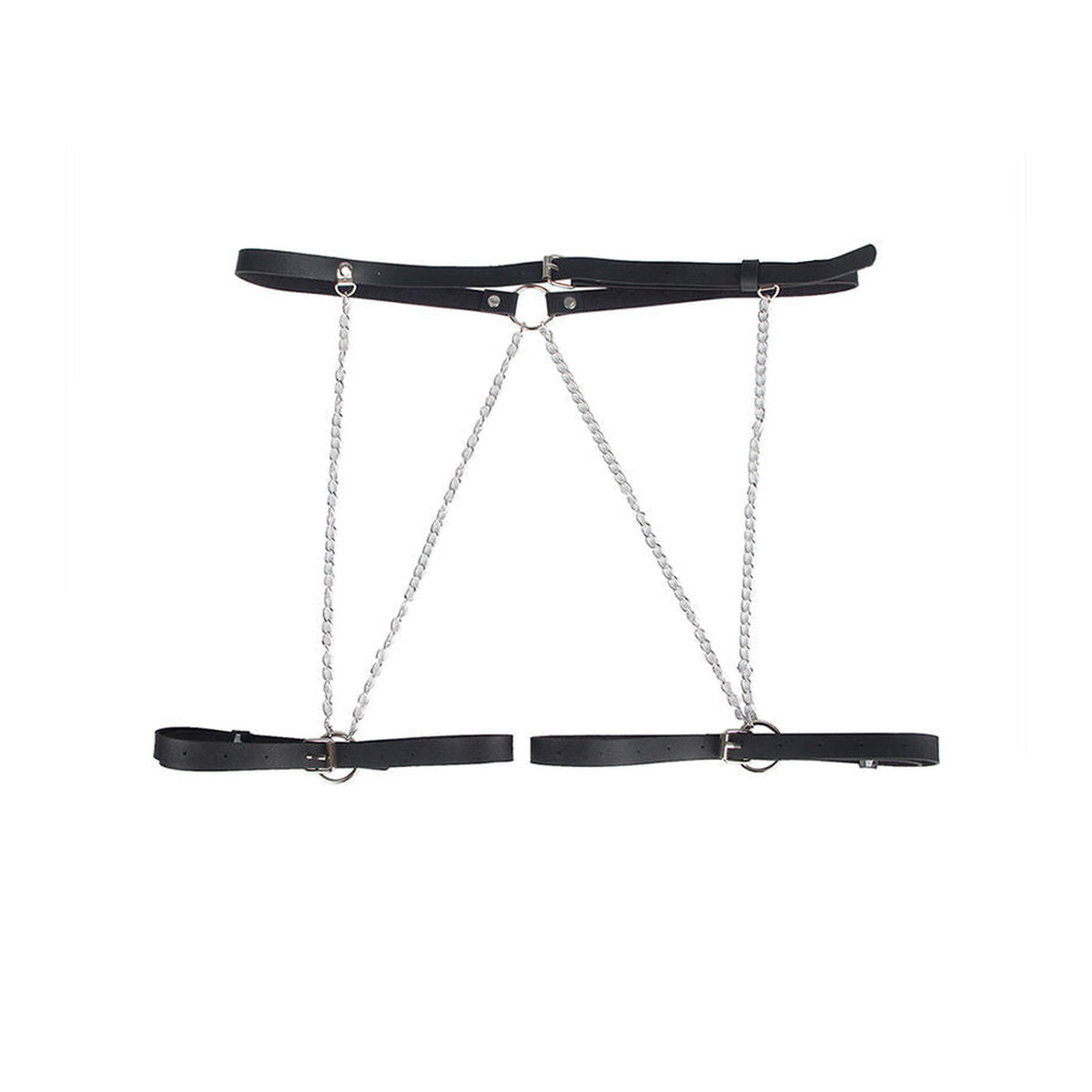 Subblime - Harnais-ceinture en cuir noir, taille unique