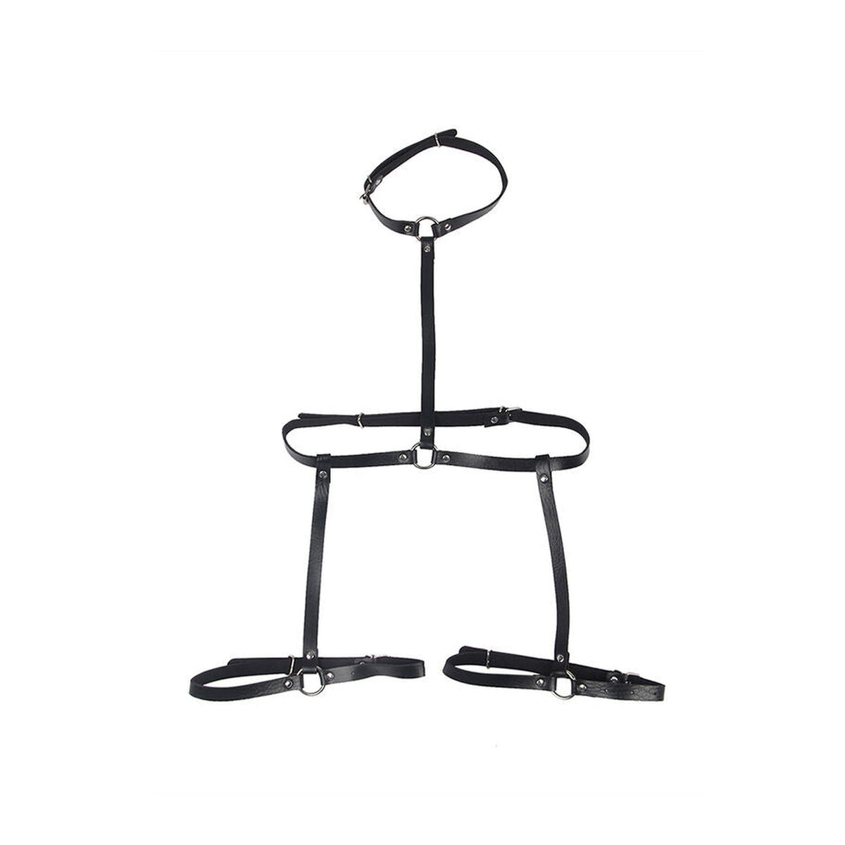 Subblime - Harnais de corps en cuir noir, taille unique