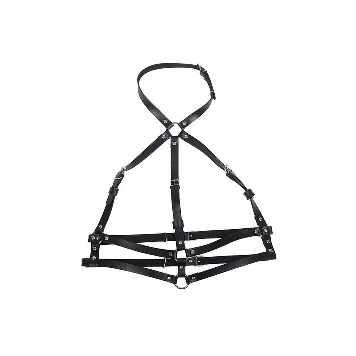 Subblime - Harnais de poitrine cuir à anneau, taille unique
