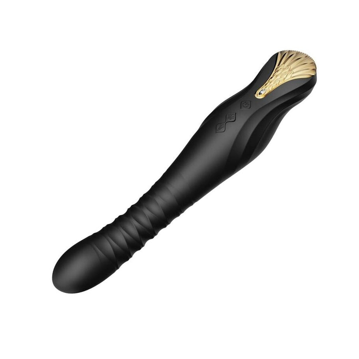 ZALO King noir - Vibromasseur à va-et-vient, 40 coups/s