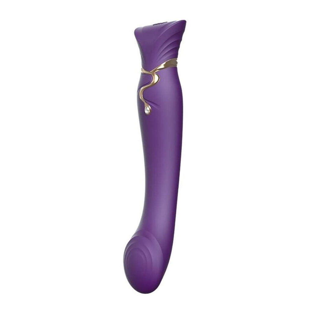 ZALO Queen violet - Vibromasseur point G chauffant 21,6 cm