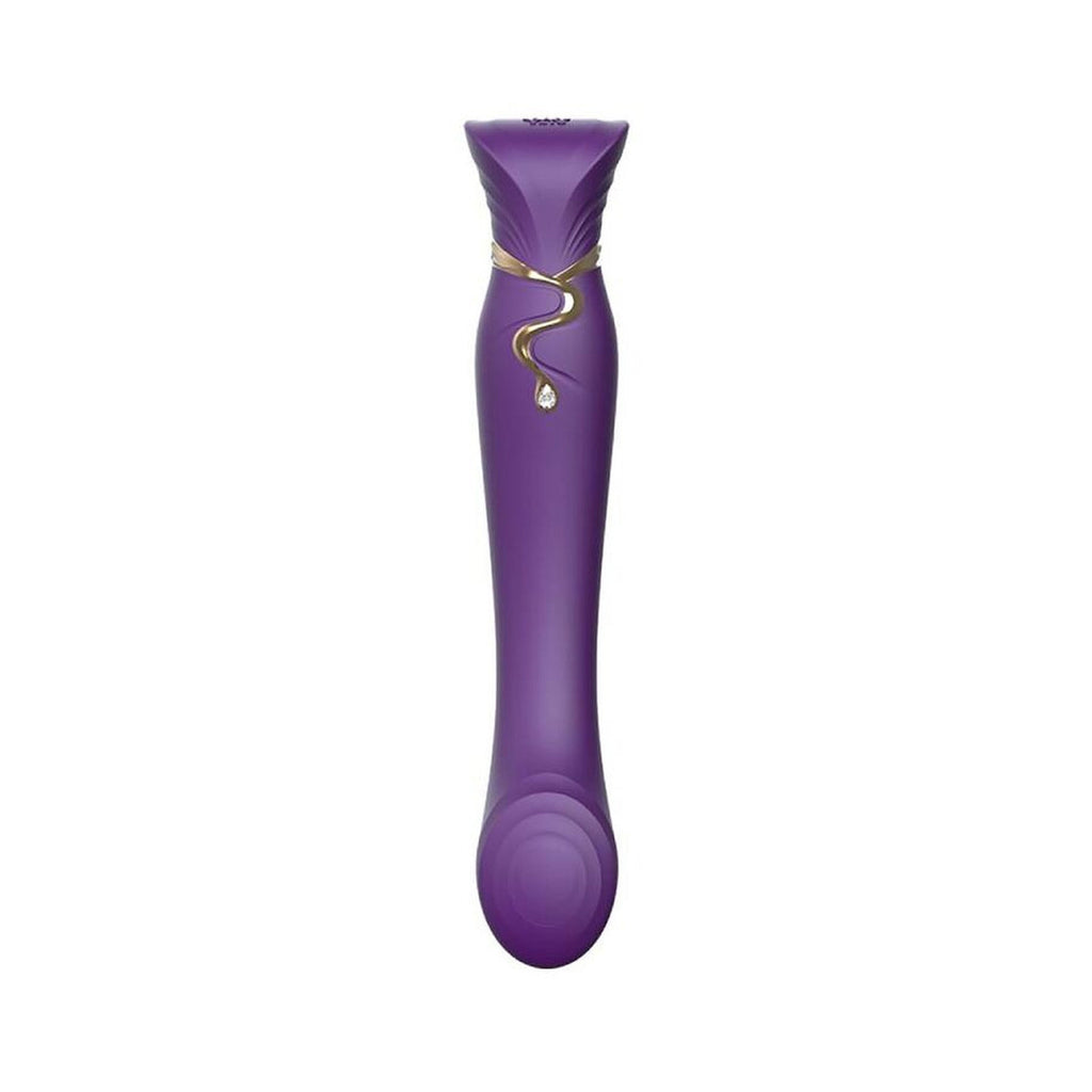 ZALO Queen violet - Vibromasseur point G chauffant 21,6 cm